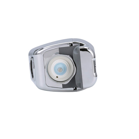Gear-driven motor delivers consistent flush performance over time.