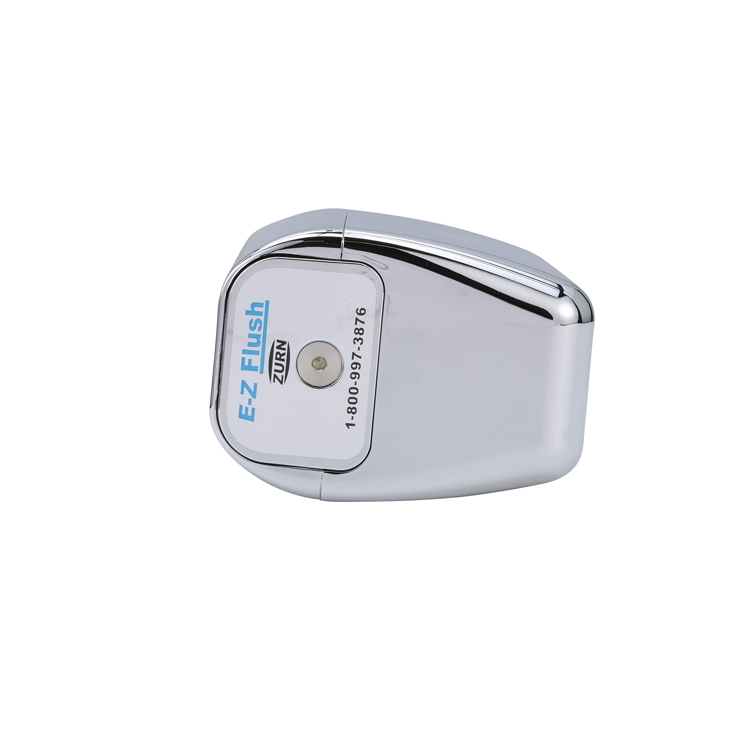 Adjustable sensor range supports flexible timing in different restrooms.