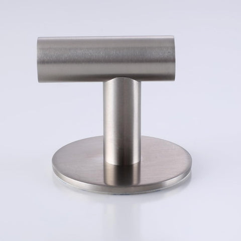 Zuvky silver hook on tile demonstrates reliable sticking
