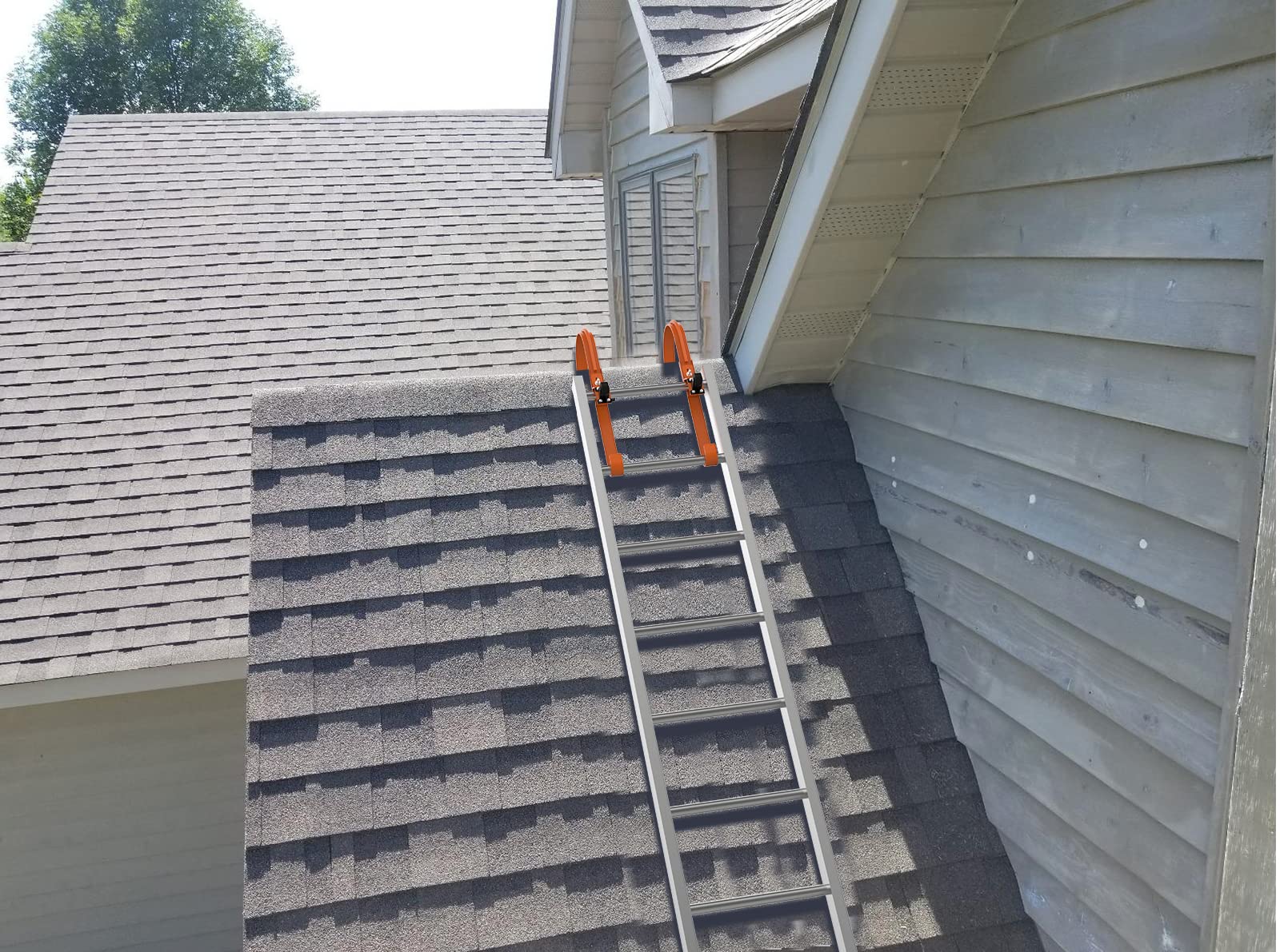 ZWanPing easy-install ladder hooks with wing nuts for quick setup