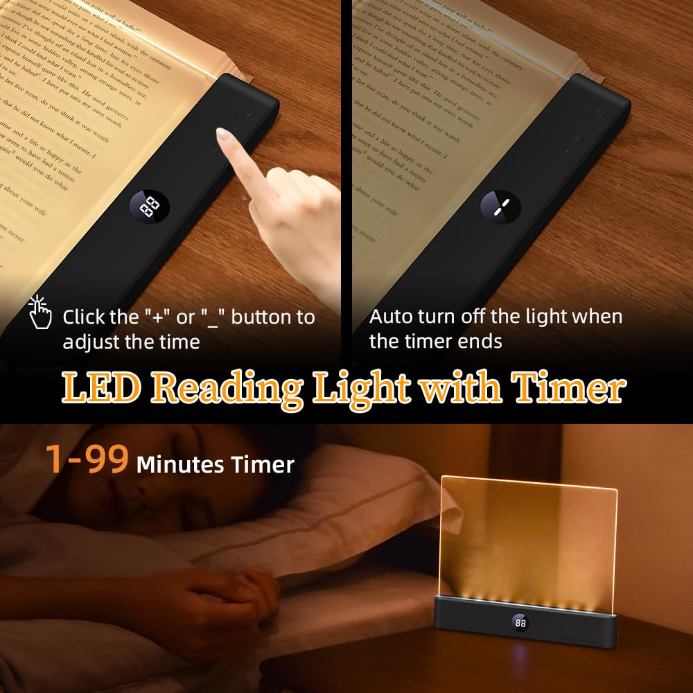 ZWJFDCBD Book Light flat panel dimming control to adjust brightness precisely