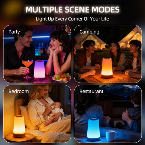ZWOTNDT night light is portable for camping and outages.