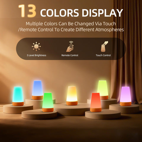 ZWOTNDT night light remote control for effortless color and brightness adjustments.