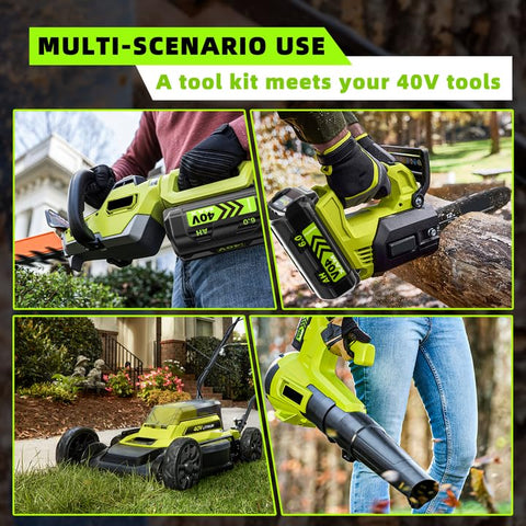 zxfcfo Ryobi 40V battery and charger together for reliable power