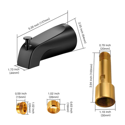 ZXFENG all-metal brass construction delivers durability and leak-free performance