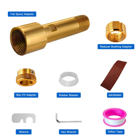 ZXFENG durable brass kit helps prevent thread damage during install
