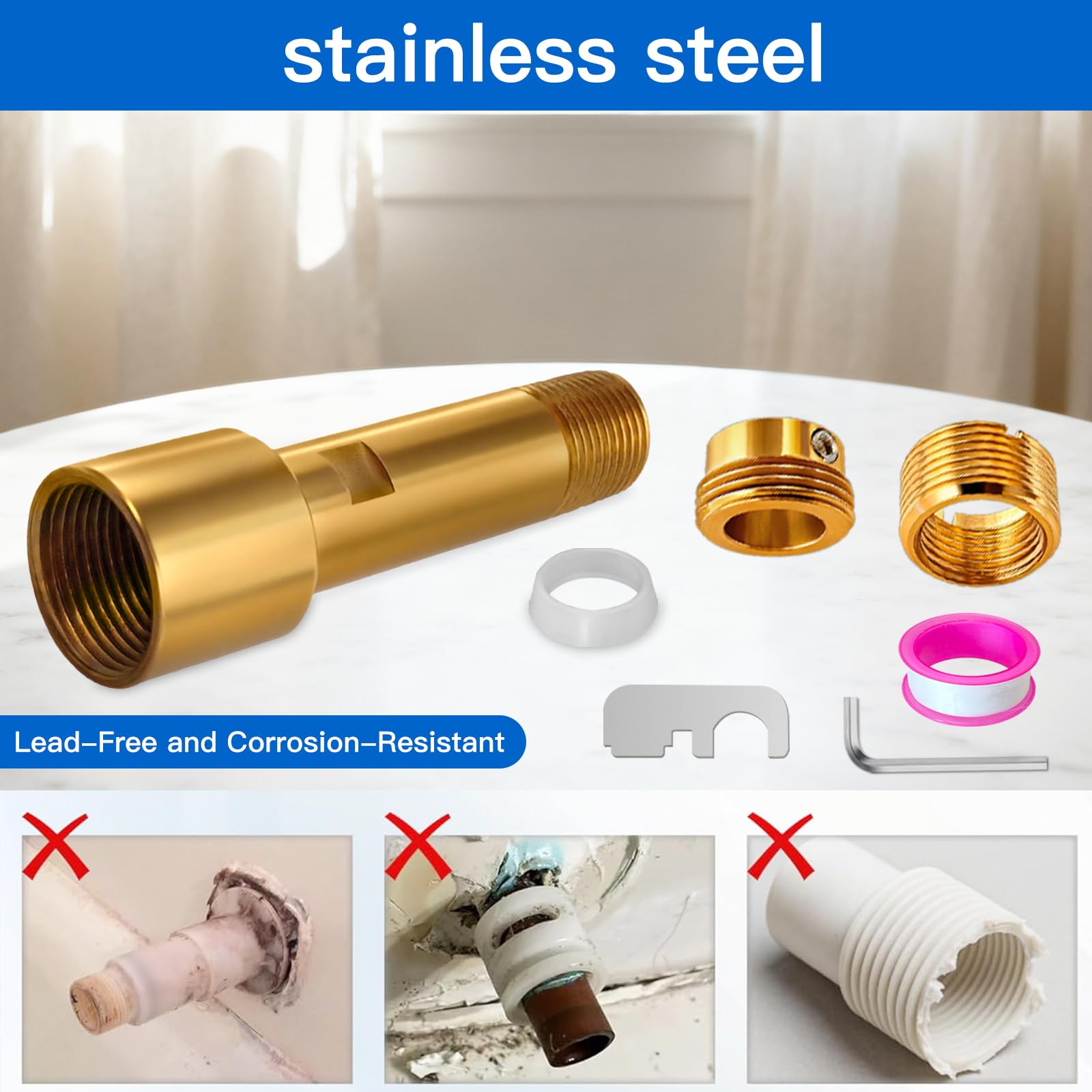 ZXFENG lead-free brass construction delivers durability and corrosion resistance
