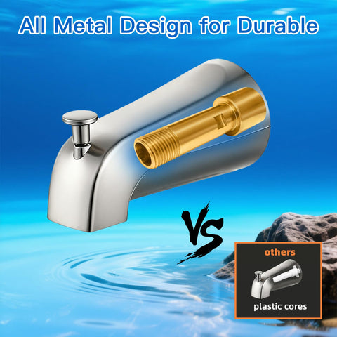 ZXFENG leak-free tub spout design with secure threading