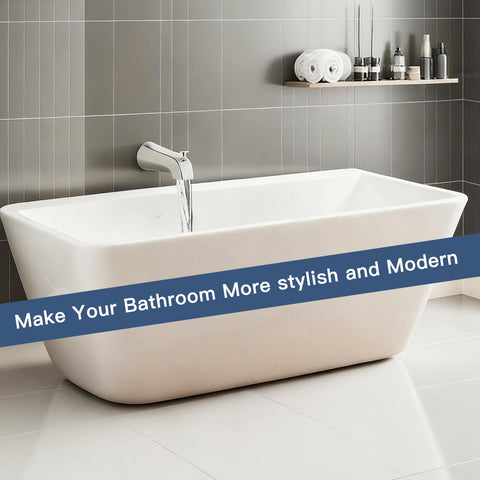 ZXFENG universal slip-fit tub spout fits most standard bathtubs