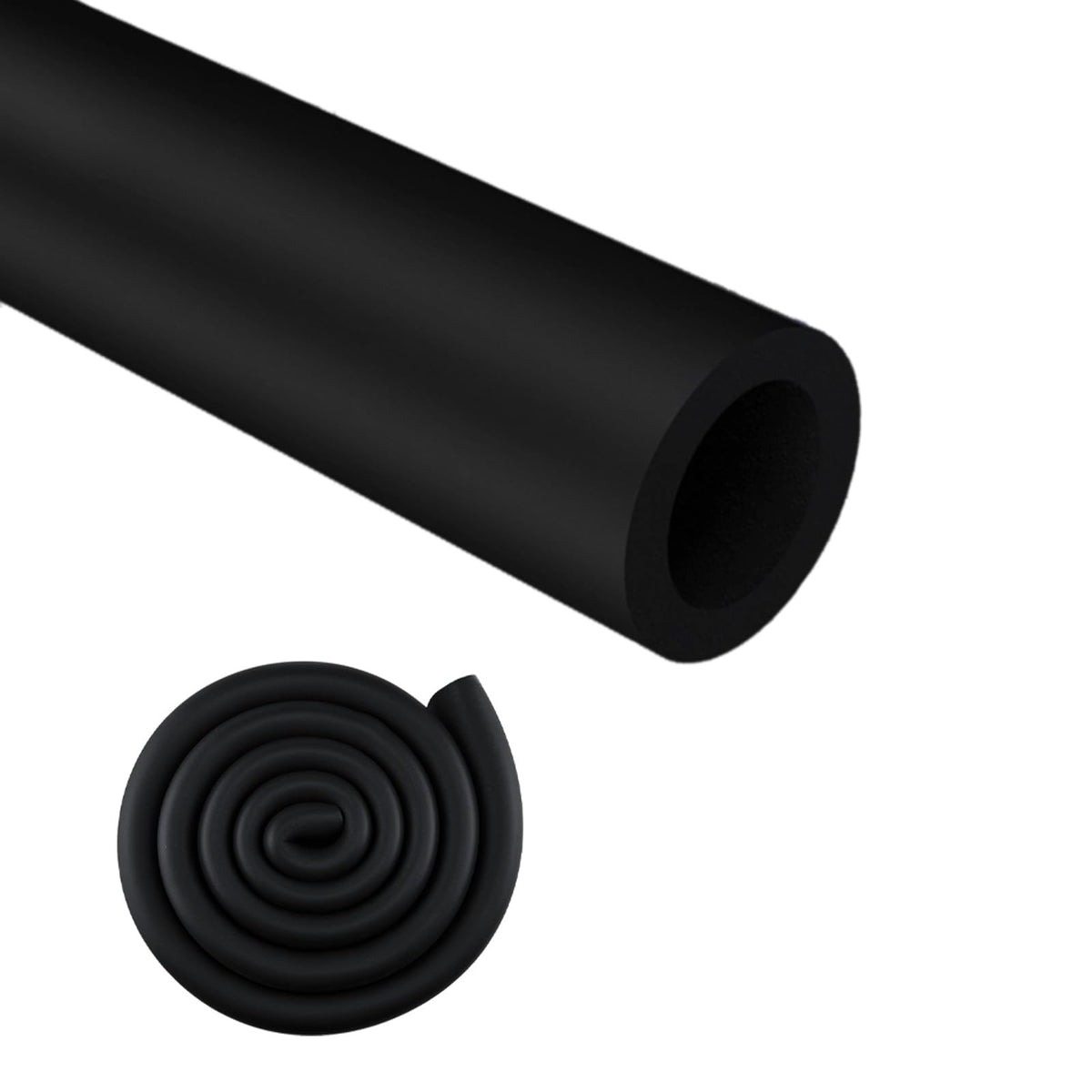 ZXTDBMBB insulation foam pipe 2in ID 6ft—durable outdoor pipe protection.