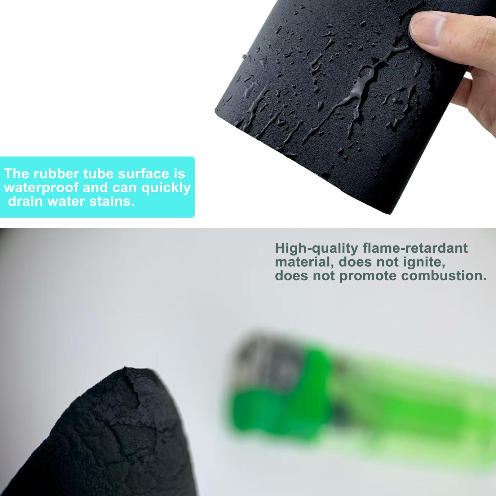 ZXTDBMBB weatherproof foam sleeve—flame retardant outdoor line insulation.