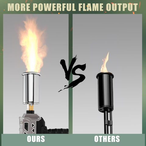 zycBernoi easy piezo-ignition ensures quick lighting even outdoors.