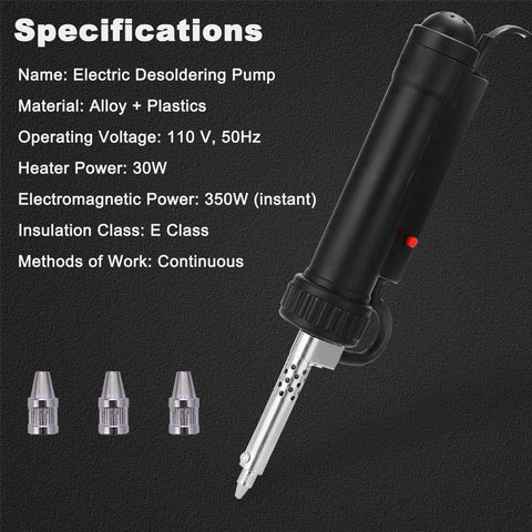 zycllycx desoldering pump with nozzles demonstrates customizable contact for various joints