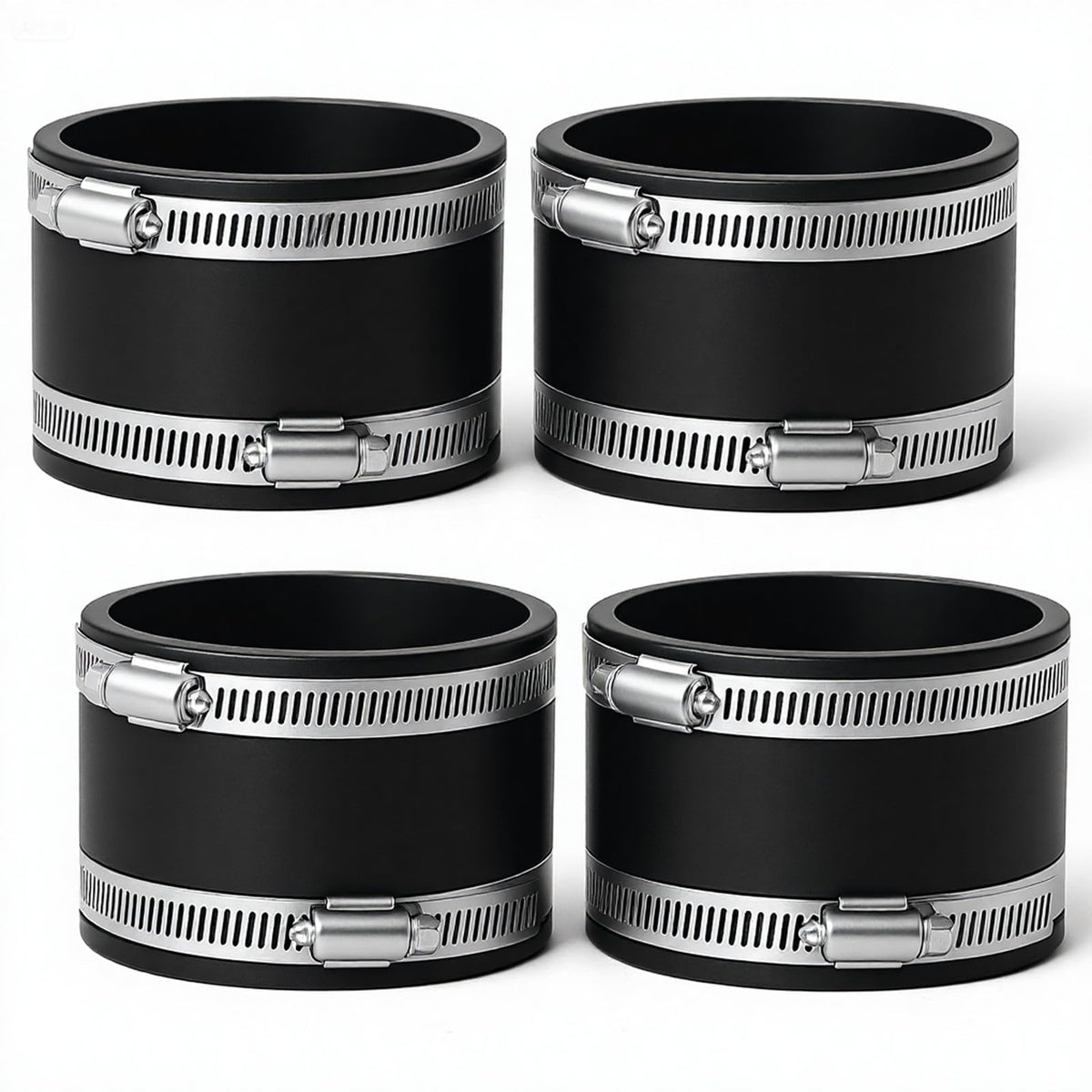 Zyghjort 4-inch dust cuff assembly for versatile dust collection setups.