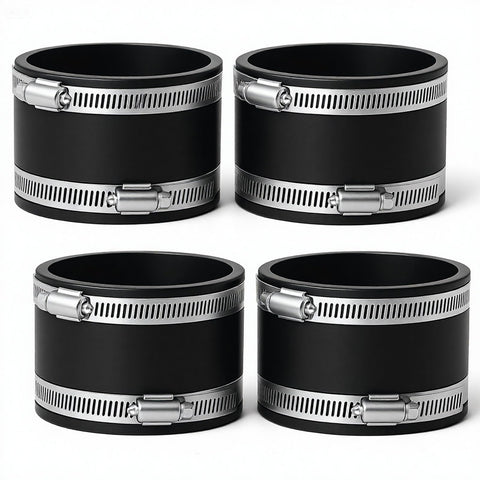 Zyghjort 4-inch dust cuff assembly for versatile dust collection setups.
