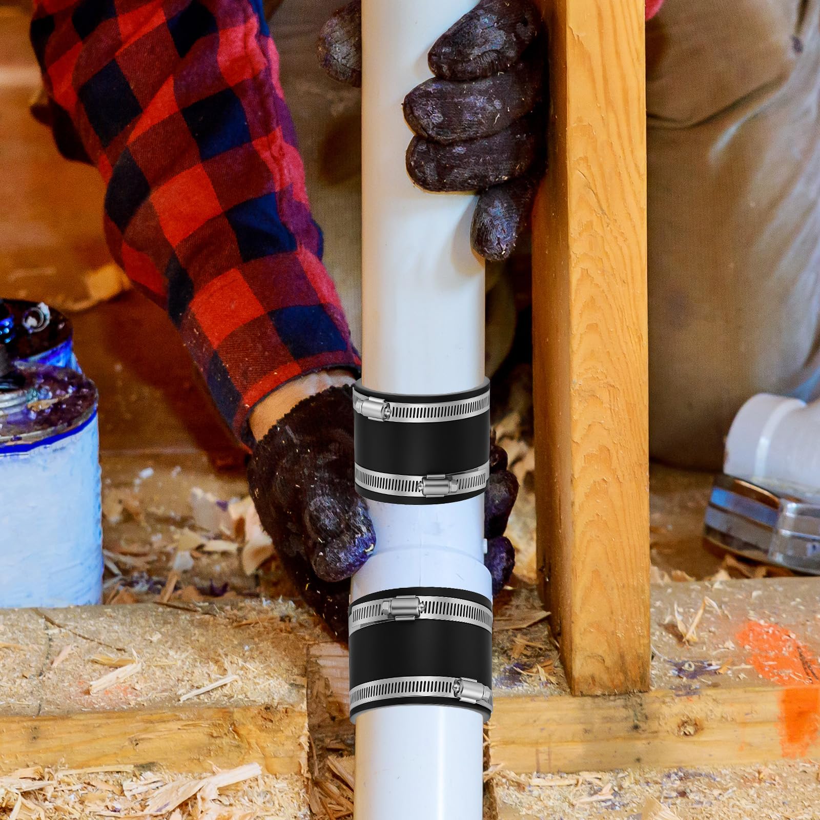 Zyghjort universal nut tightening enables quick, tool-assisted assembly.