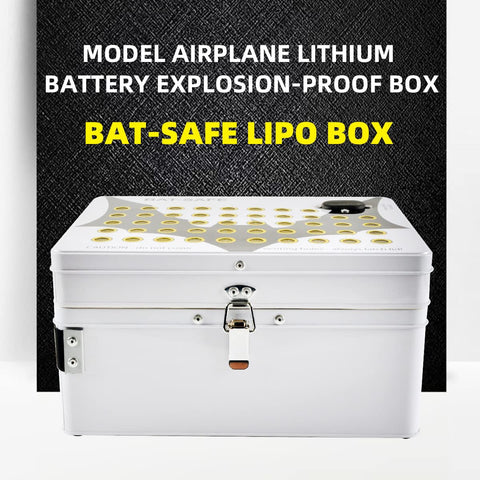 ZYHOBBY Lipo-Lithium charging safe box includes magnetic charger stand and transport handle