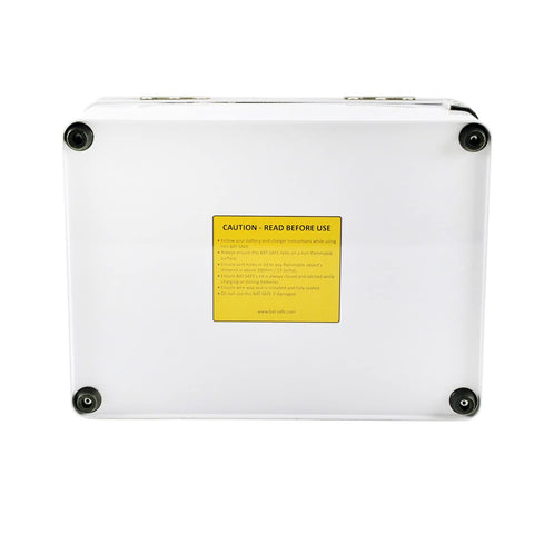 ZYHOBBY Lipo-Lithium charging safe box flame arrestor vent helps smoke containment