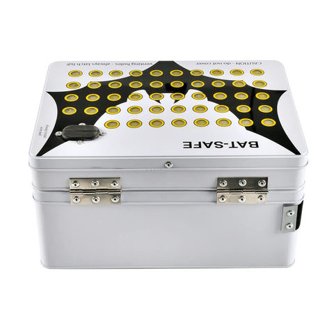 ZYHOBBY Lipo-Lithium charging safe box side view demonstrates portable design