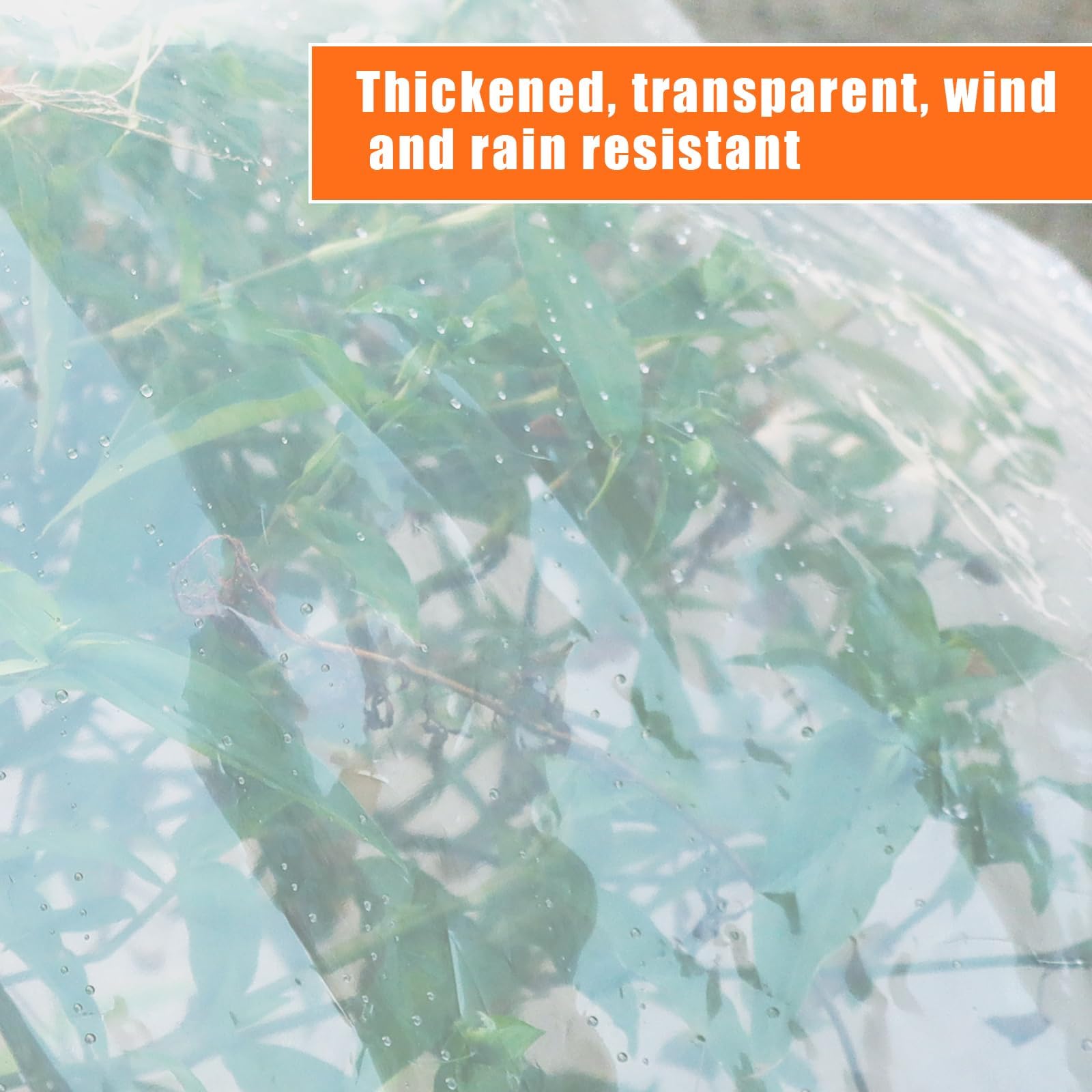 ZYP clear tarp ideal for camping canopies and emergency shelter