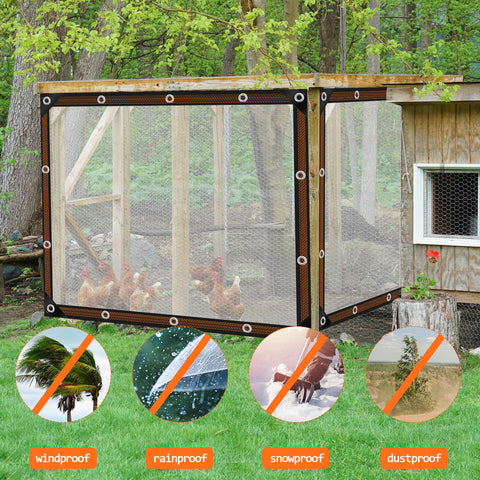 ZYP foldable tarp stores compactly when not in use and is easy to deploy.