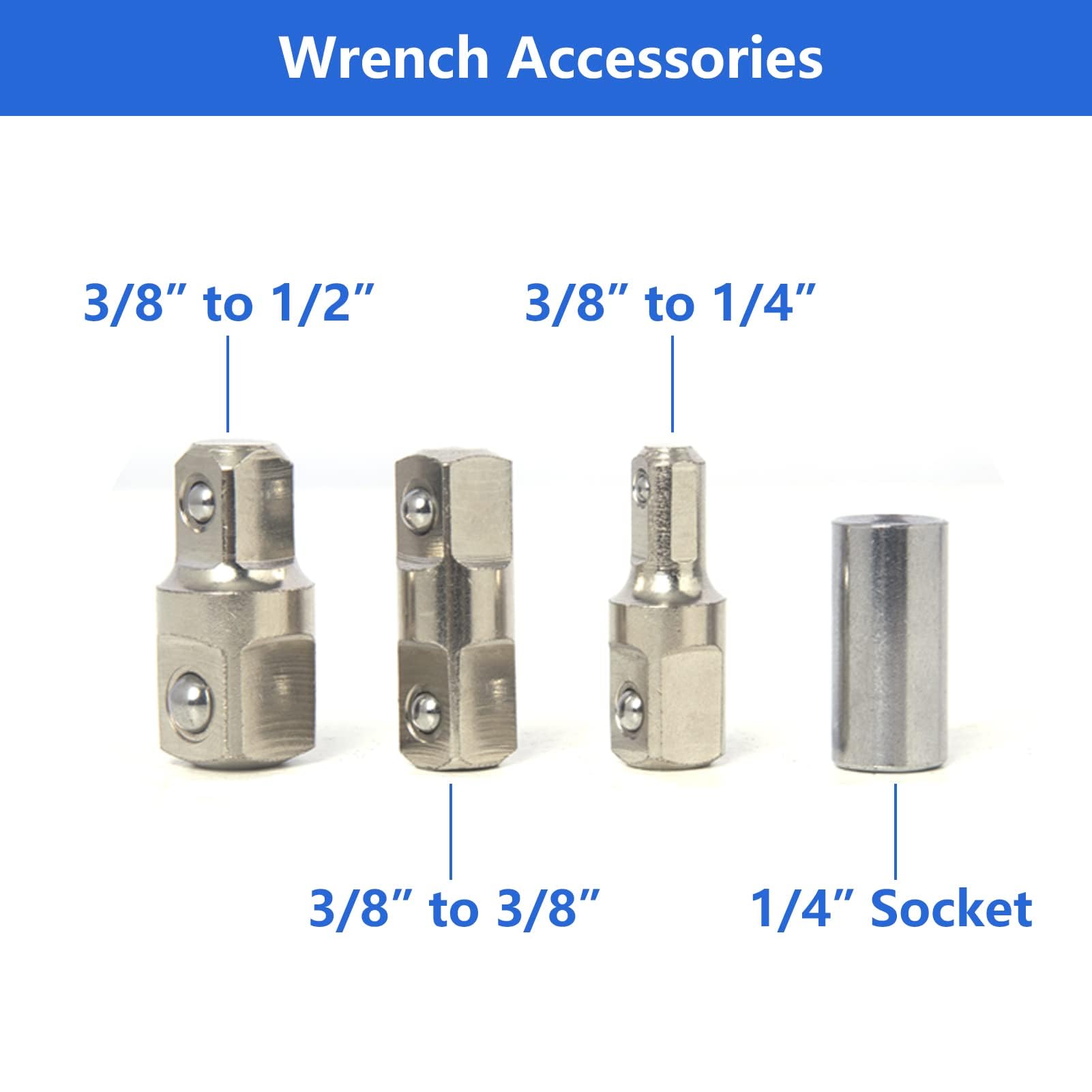 ZYPDGZFZ 1/4 inch drive adapter adds small-fastener versatility