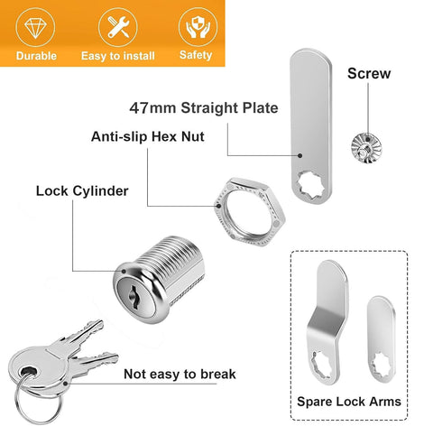 Zzbety 58 cam lock mailbox keyed alike protects mail