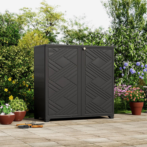 ZZM storage cabinet durable-HDPE material ensures rustproof and waterproof performance.