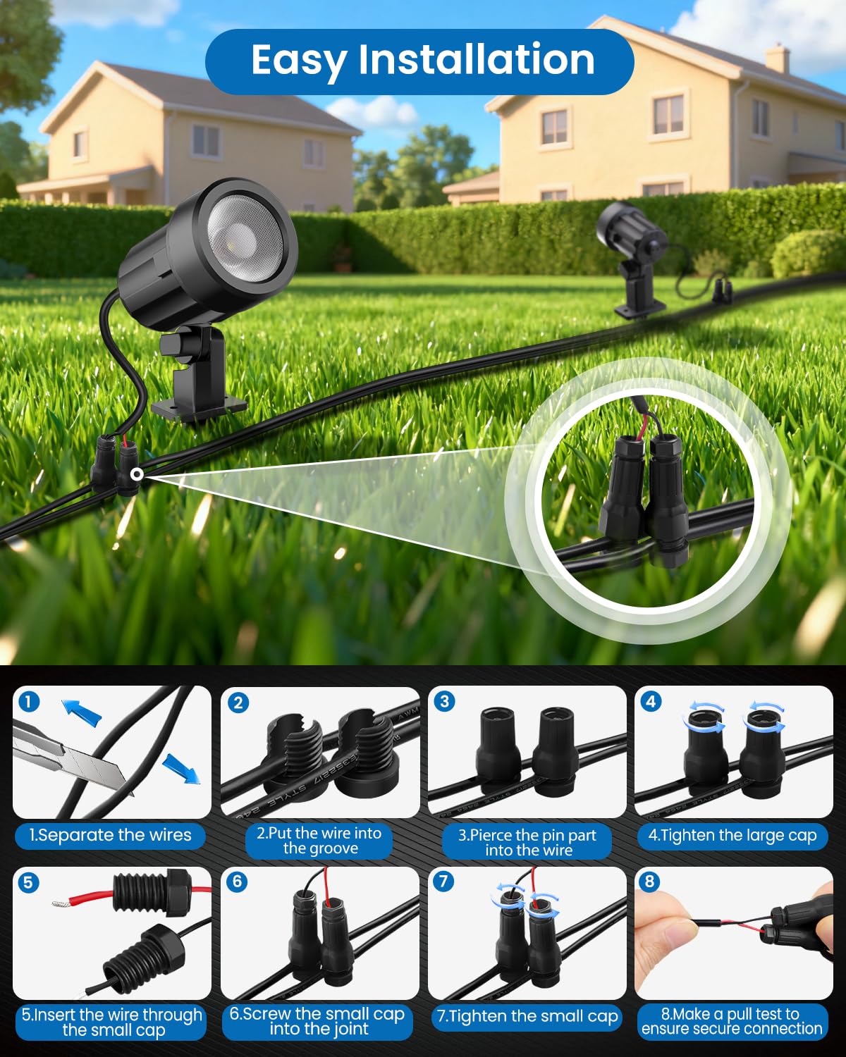 ZZXX connectors and wires enable quick, secure low-voltage layout