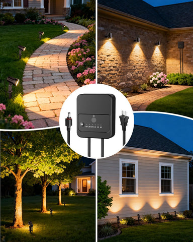 ZZXX transformer-powered outdoor lighting for steady, reliable operation